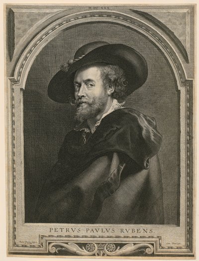 Portrett av Peter Paul Rubens av Paulus Pontius