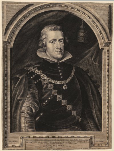Portrett av Filip IV, konge av Spania av Paulus Pontius