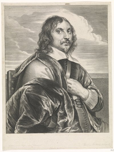 Portrett av maleren Jan Davidsz. Heem av Paulus Pontius