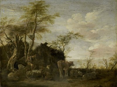 En gjeterhytte av Paulus Potter