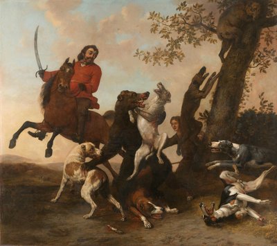 Bjørnejakt av Paulus Potter