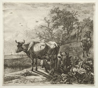 Kuherden. av Paulus Potter