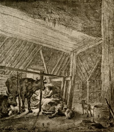 Den kalvende kua av Paulus Potter