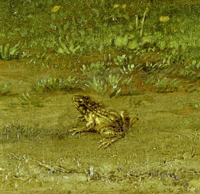 Padde, detalj av en landsmann med sin flokk, 1648 (se 242089) av Paulus Potter