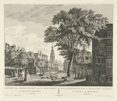 Utsikt over Munttoren i Amsterdam Utsikt fra 