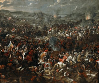 Slaget ved Wien 12. september 1683, ca 1683-84 (olje på lerret) av Pauwel Casteels