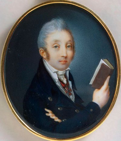 Portrett av statssekretæren og reformatorene grev Michail Speransky', 1772-1839, 1806. av Pavel Alexeevich Ivanov