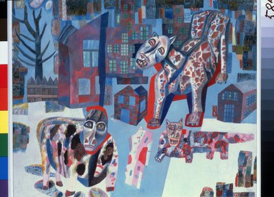 Animaux (Animals). Monstres geants envahissant les rues d