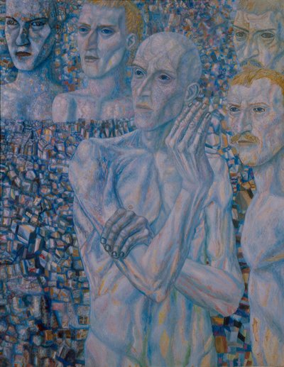Menn, tidlig på 1930-tallet av Pavel Nikolayevich Filonov