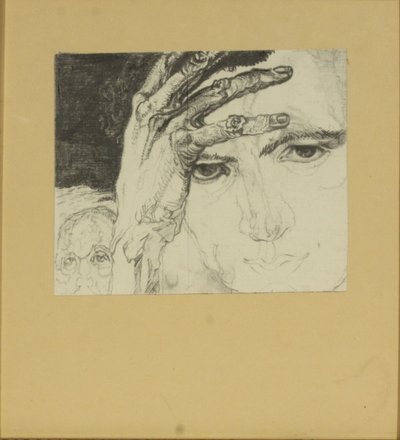 Selvportrett av Pavel Nikolayevich Filonov