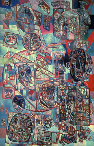 Mannen i verden, 1925 av Pavel Nikolayevich Filonov
