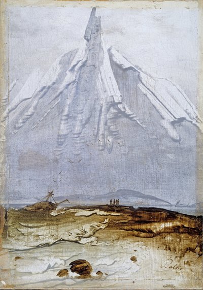 Kystlandskap med vrak av Peder Balke