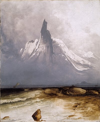 Stetind in Fog av Peder Balke