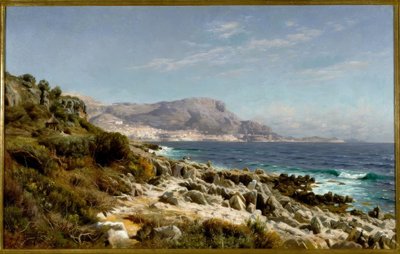 Kyst nær Monte Carlo av Peder Monsted