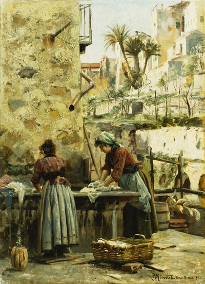 Vaskekvinnene av Peder Monsted