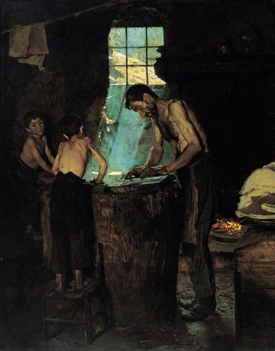 Italienske landsbyhattere av Peder Severin Krøyer