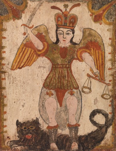 Erkeengelen Saint Michael (San Miguel) av Pedro Antonio Frésquis