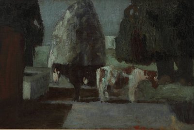 Hage under månen eller Quietud en la Quinta av Pedro Figari Solari