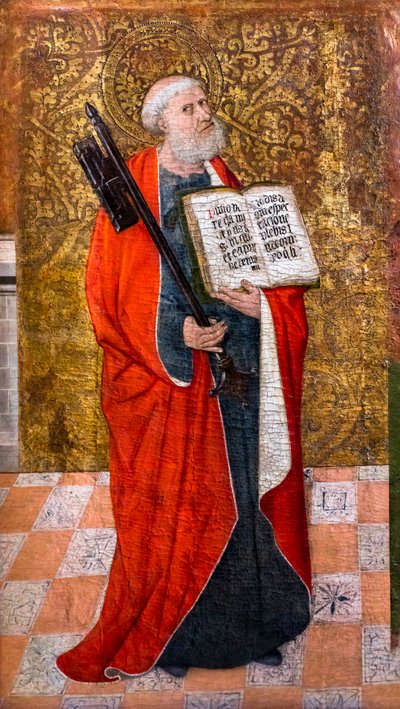 Sankt Peter (tempera på tre) av Pedro Garcia de Benabarre