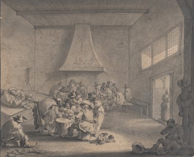 Garderomsscene, ca.1700. av Peeter Bout