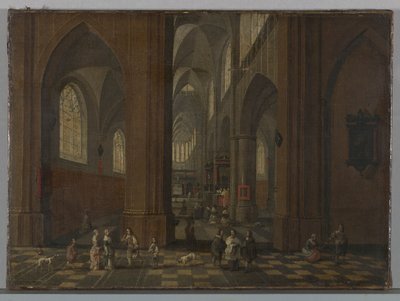 Kirkens interiør av Peeter Neeffs the Elder