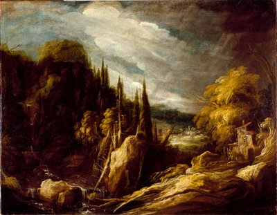 Fjelllandskap av Peeters the Elder Gillis