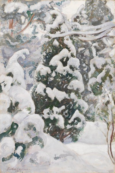 Einer i snø av Pekka Halonen