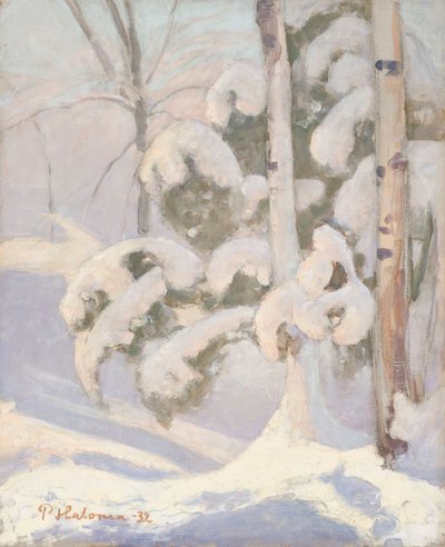 Vinterlandskap av Pekka Halonen