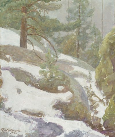Vinterlandskap av Pekka Halonen