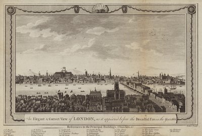 Utsikt over London av Peltro William Tomkins