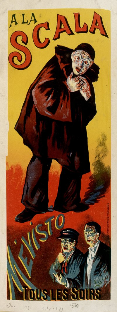 Mimen Mévisto i teateret "La Scala"" i Paris av Percival de Luce