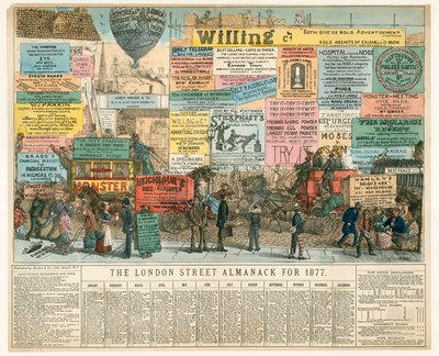 London-almanakken for 1877 av Percy Cruikshank