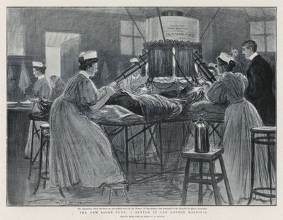 Den nye lyskuren: En skisse i London Hospital av Percy F.S. Spence
