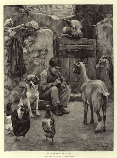 En moderne Orpheus av Percy Harland Fisher