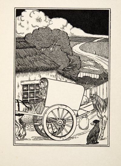 A Carriers Dog, fra A Hundred Anecdotes of Animals, pub. 1924 av Percy J. Billingshurst