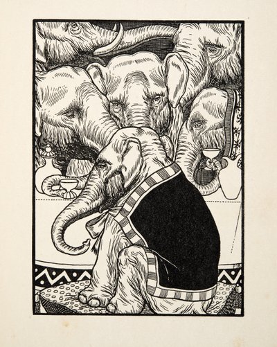 A Comedy of Quadrupeds, fra A Hundred Anecdotes of Animals, pub. 1924 av Percy J. Billingshurst