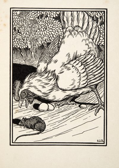 A Strange Mouser, fra A Hundred Anecdotes of Animals, pub. 1924 av Percy J. Billingshurst