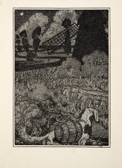 Canine Smugglers, fra A Hundred Anecdotes of Animals, pub. 1924 av Percy J. Billingshurst