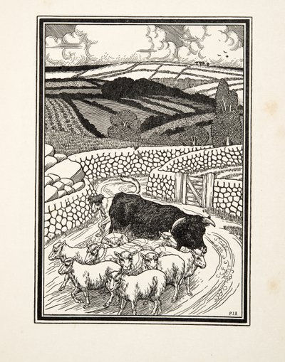 Going to Market, fra A Hundred Anecdotes of Animals, pub. 1924 av Percy J. Billingshurst