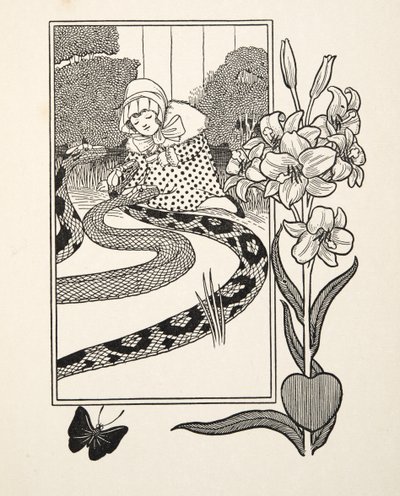 Spedbarnsfascinasjon, fra A Hundred Anecdotes of Animals, pub. 1924 av Percy J. Billingshurst