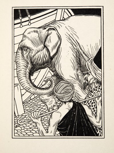 Noble Perseverance, fra A Hundred Anecdotes of Animals, pub. 1924 av Percy J. Billingshurst