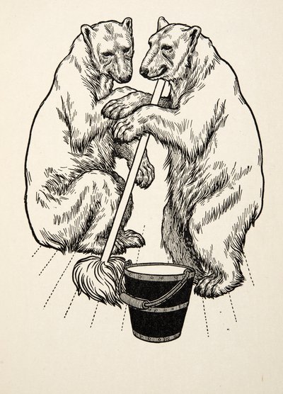 The Bear Cubs, fra A Hundred Anecdotes of Animals, pub. 1924 av Percy J. Billingshurst