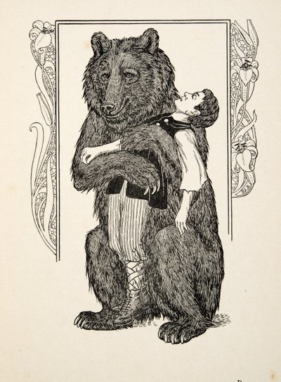 The Bear and Child, fra A Hundred Anecdotes of Animals, pub. 1924 av Percy J. Billingshurst