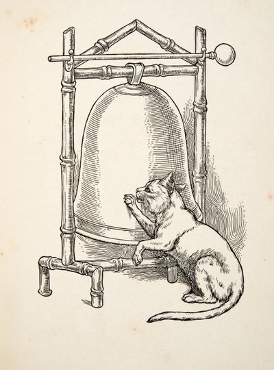 The Dinner Bell, fra A Hundred Anecdotes of Animals, pub. 1924 av Percy J. Billingshurst