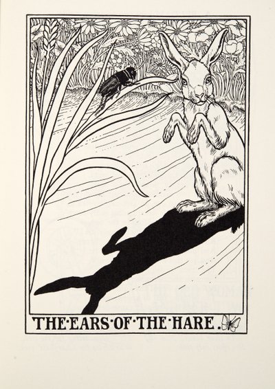 The Ears of the Hare, fra Fontaine Fables, pub. 1905 av Percy J. Billingshurst