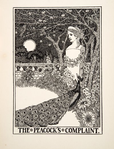 The Peacocks Complaint, fra A Hundred Fables of Aesop, pub.1903 av Percy J. Billingshurst