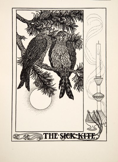 The Sick Kite, fra A Hundred Fables of Aesop, pub.1903 av Percy J. Billingshurst