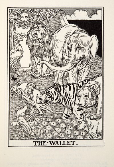 The Wallet, fra Fontaine Fables, pub. 1905 av Percy J. Billingshurst