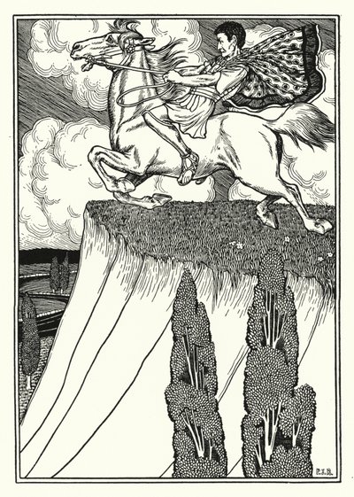 Antiochus Revengeds død (litho) av Percy James Billinghurst