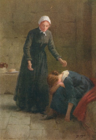 Illustrasjon til Adam Bede av George Eliot (fargelitografi) av Percy Tarrant